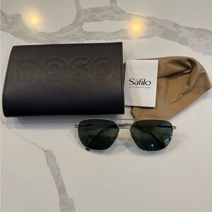 Boss Gold Frame aviator Sunglasses